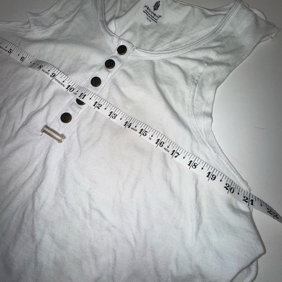 White Oversized boho tank - Picture 8 of 9